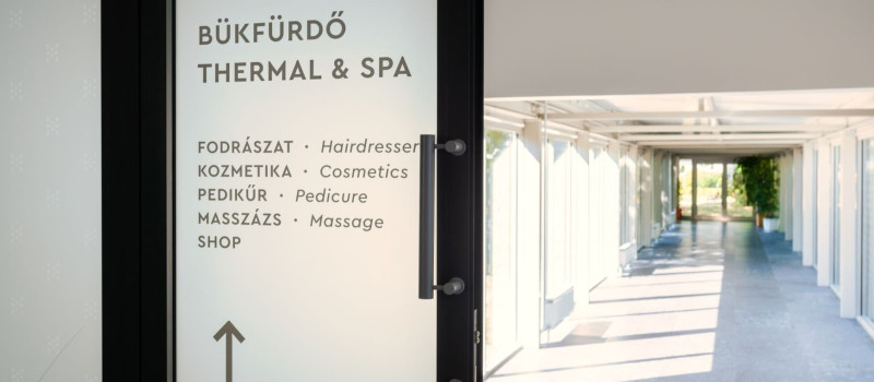 24. Hunguest Bük - East wing - Corridor to the spa