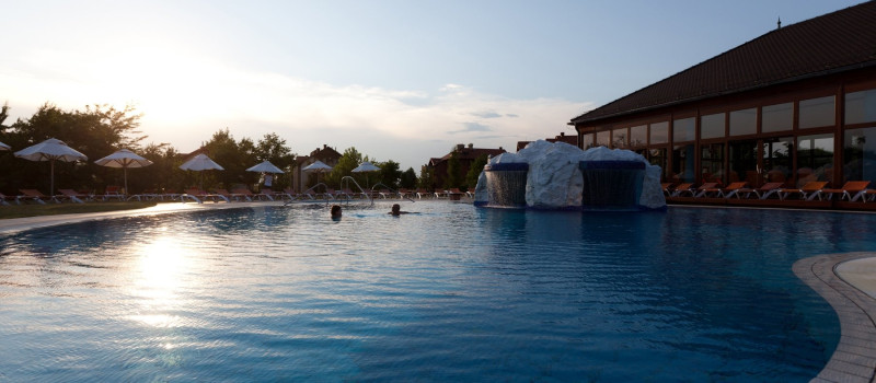 outside pool_sunrise